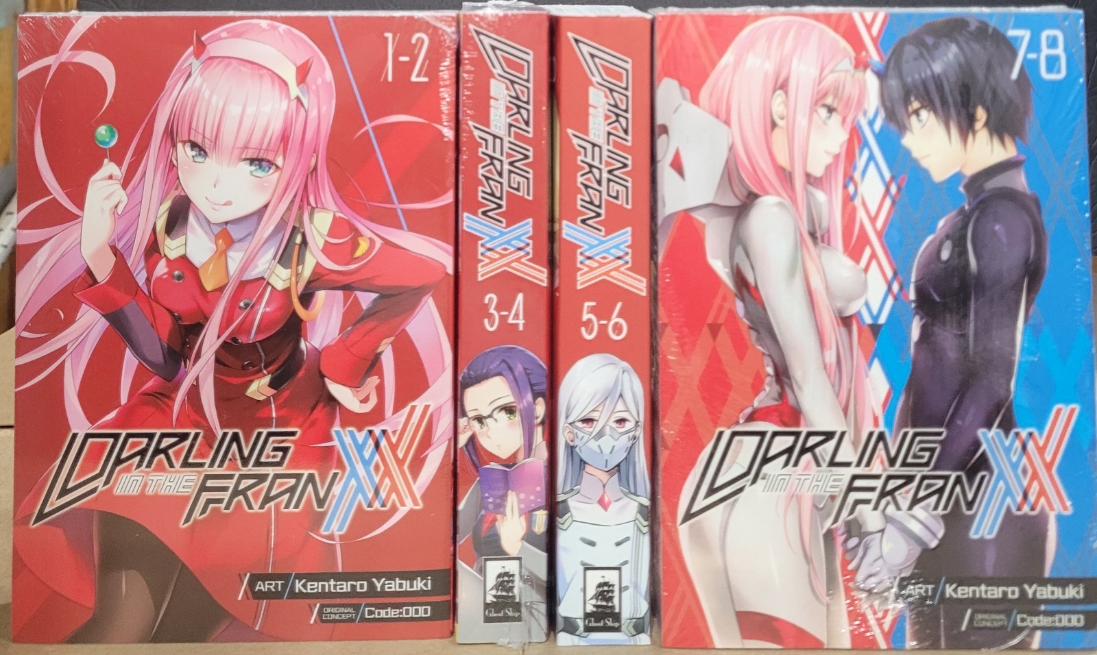 Darling in the Franxx Manga Complete Set Volumes 1-8 Omnibus English Edition