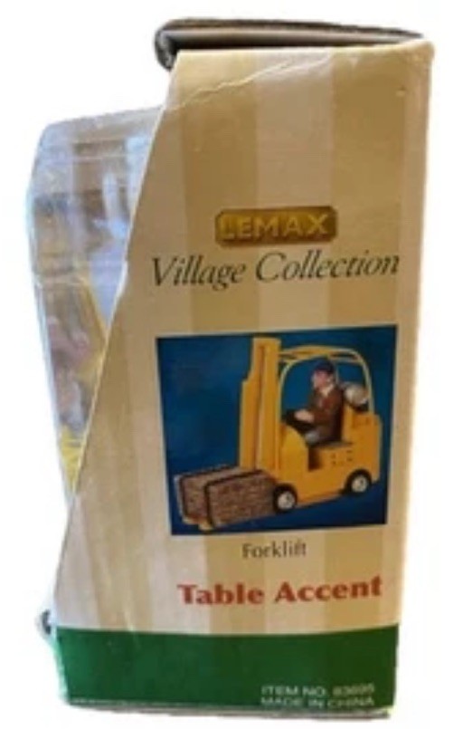 Lemax Village Collection Accessory Forklift Table Accent 83695 Construction