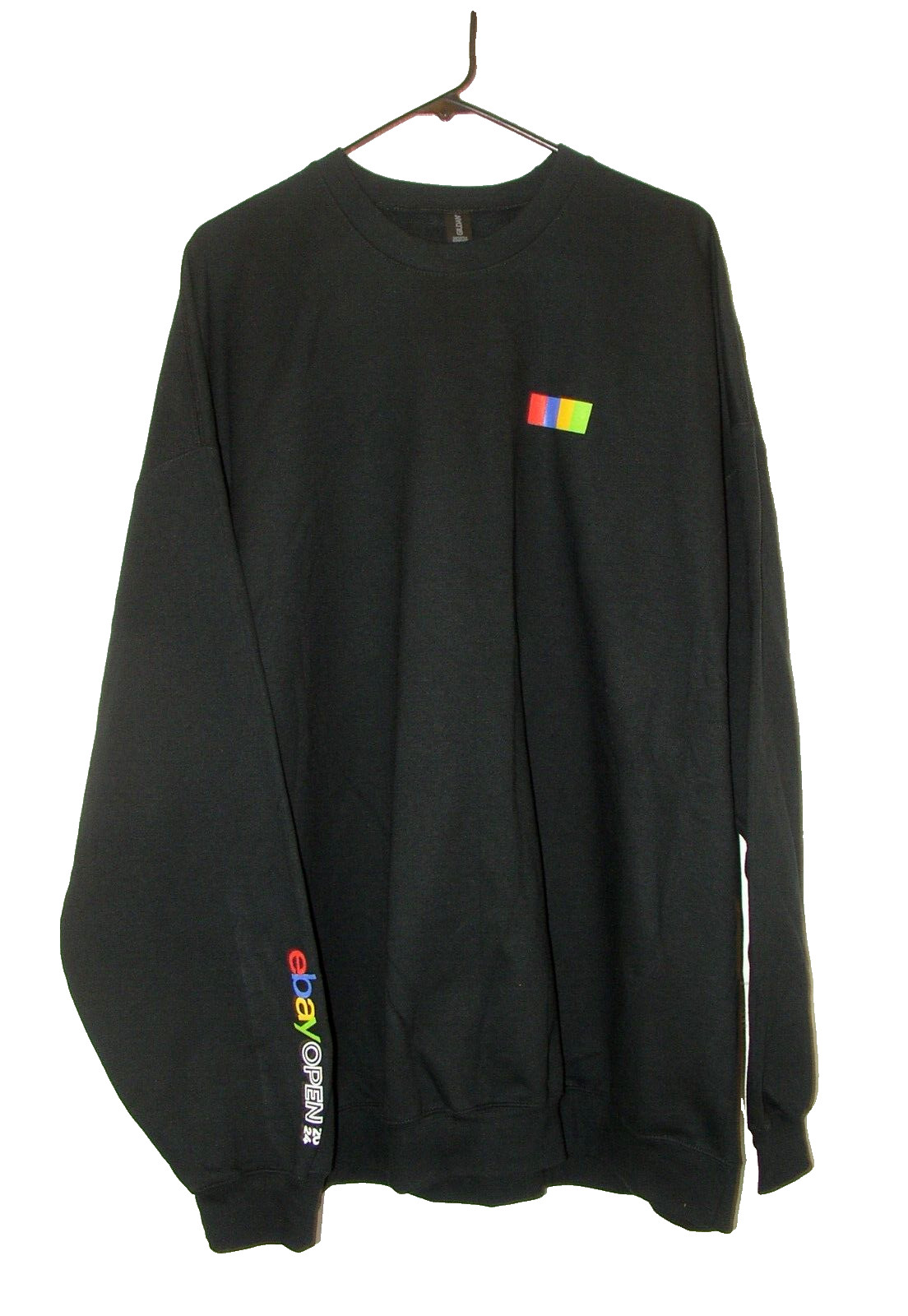 eBay Open 2024 Gildan 3XL Softstyle Midweight Black Sweatshirt Swag Unisex Logo