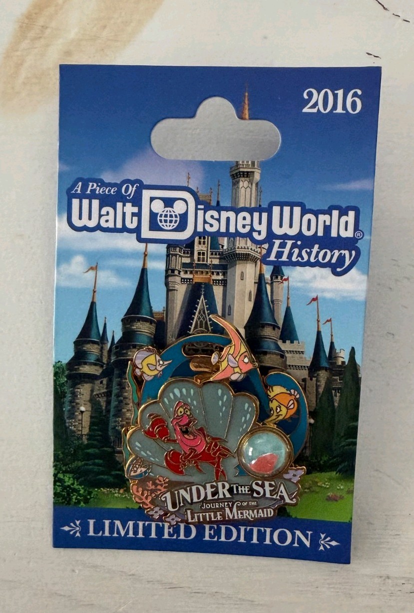 Disney 2016 Piece Of WDW History Under The Sea Little Mermaid LE 1500 Pin NEW