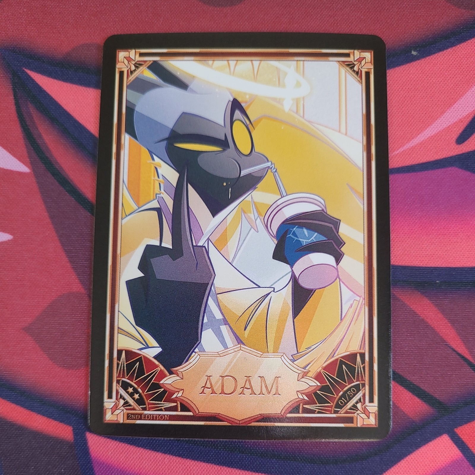 Hazbin Hotel Trading Card ADAM Non-Foil Season 1 2nd Edition 1/50