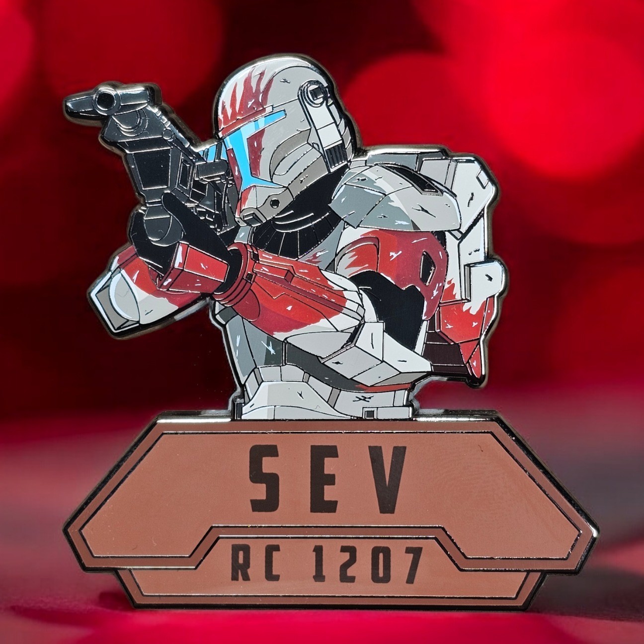 Star Wars Clone Wars Sev Commando Delta Squad 2.5″ Fantasy Enamel pin