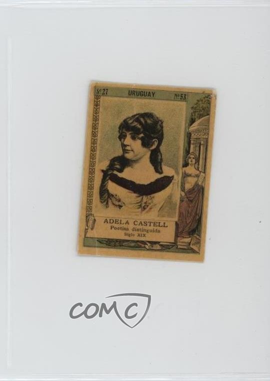 1897 Fototipias Series 27 Famous Poetesses and Great Writers Adela Castell 0cp0
