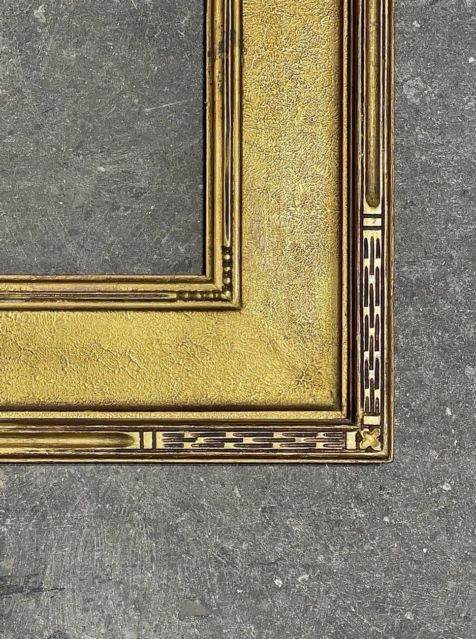 ANTIQUE FITs 16”x26” GOLD GILT ARTS & CRAFTS NEWCOMB MACKLIN PICTURE FRAME