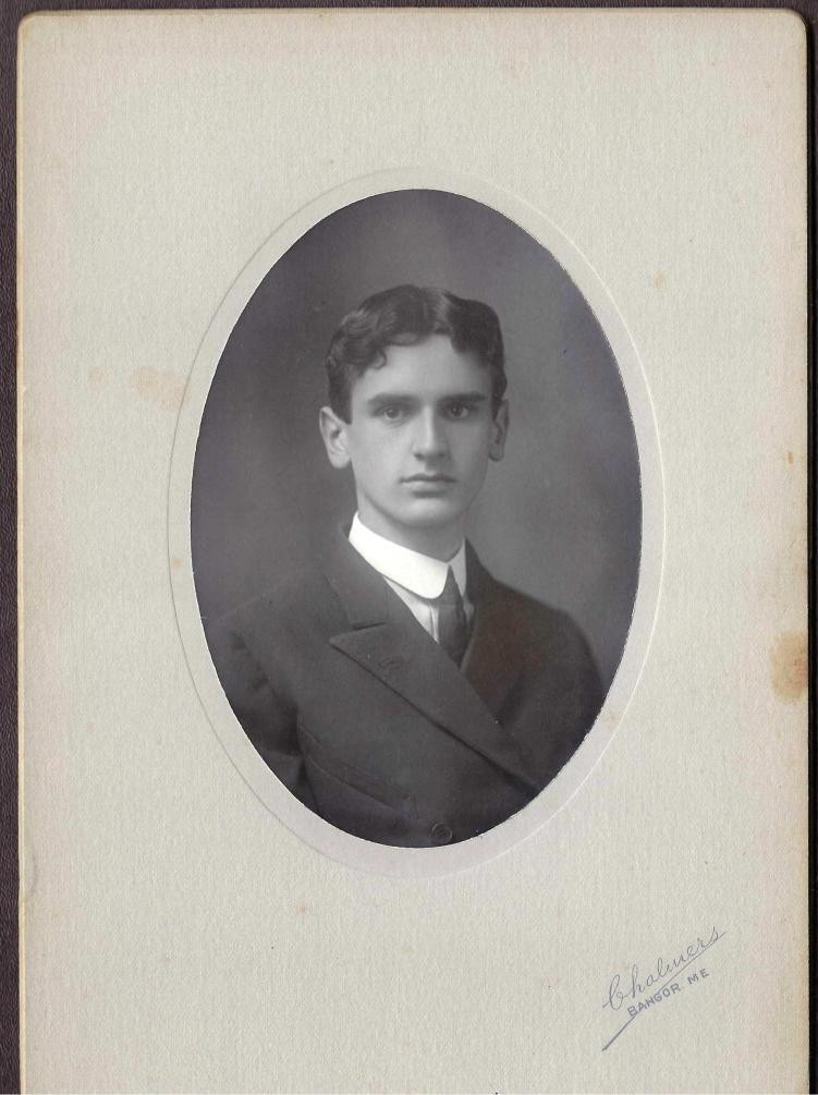 Albert A. Whitmore Cabinet Photo (Graduation Style) – Bangor, Maine #2