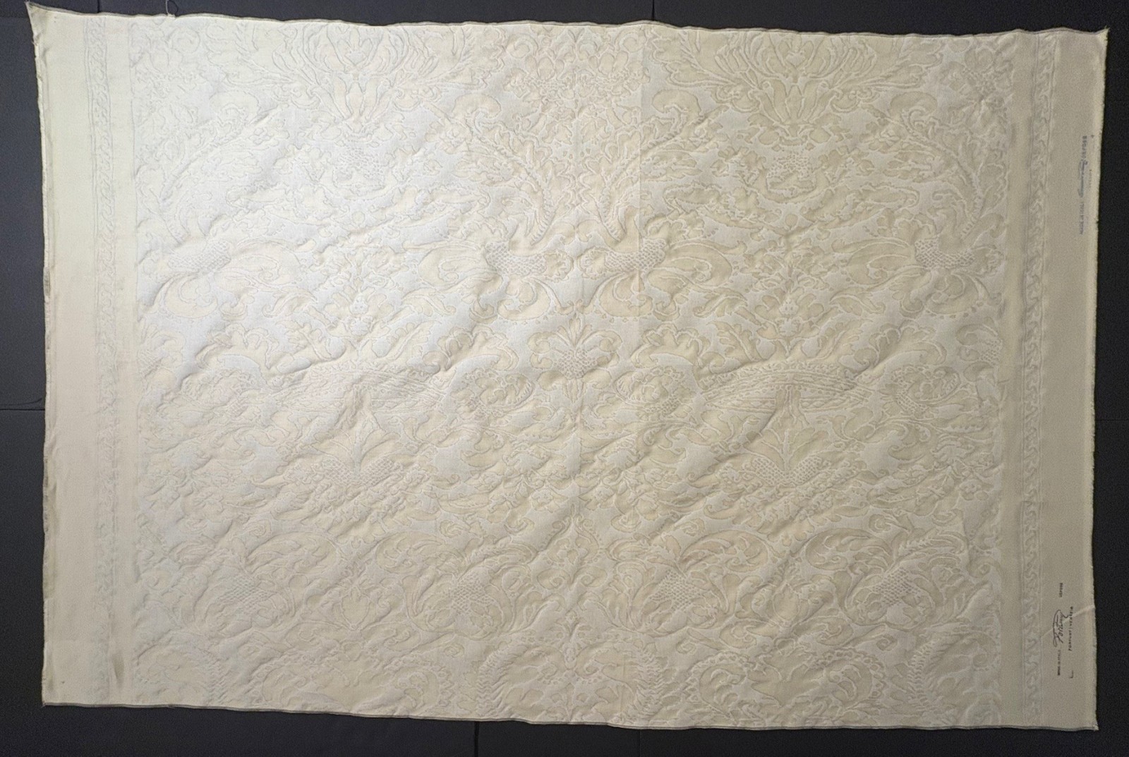 Fortuny VENEZIANINA in azure blue & white- 1 Yard (52×35 inches) #5215