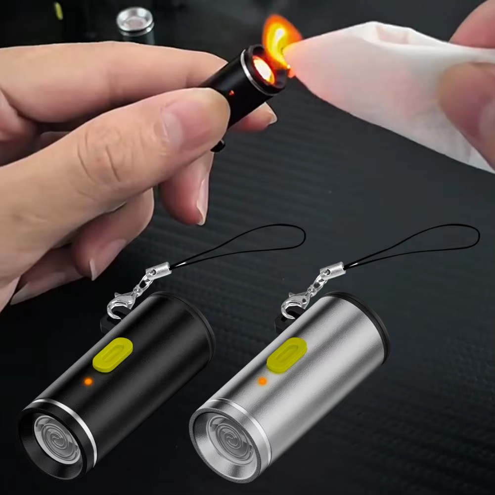 Type-C Mini Mobile Cigarette Lighters Portable Air Blowing Cigarette Lighters