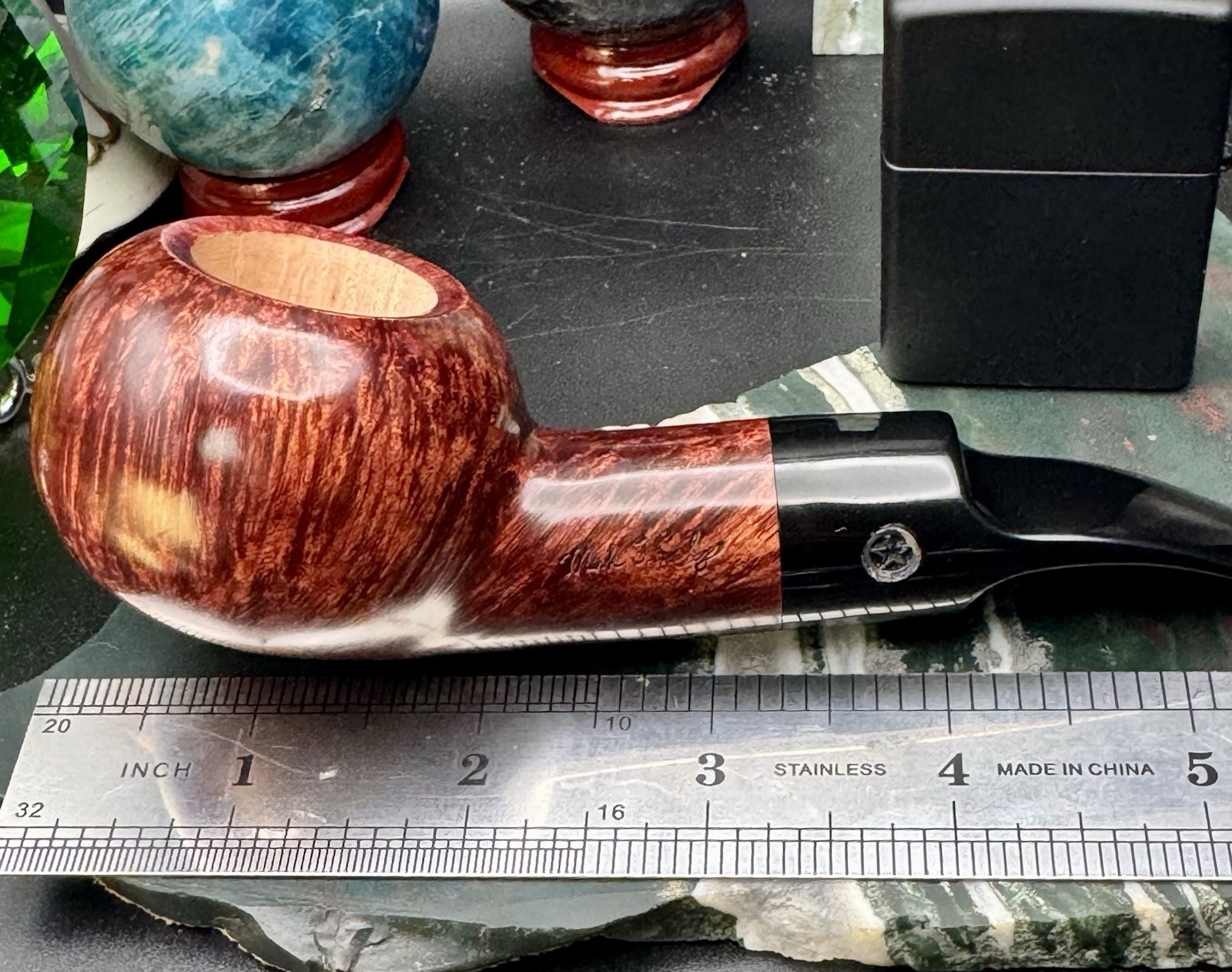 •NEW & UNSMOKED• MARK TINSKY “2016 WALNUT” Bent Tomato 6⭐️ Briar Tobacco Pipe
