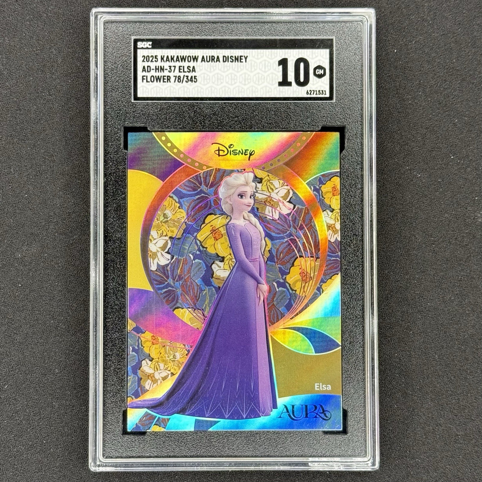 2025 Kakawow Aura Disney – Elsa #AD-HN-37 Flower /345 SGC 10
