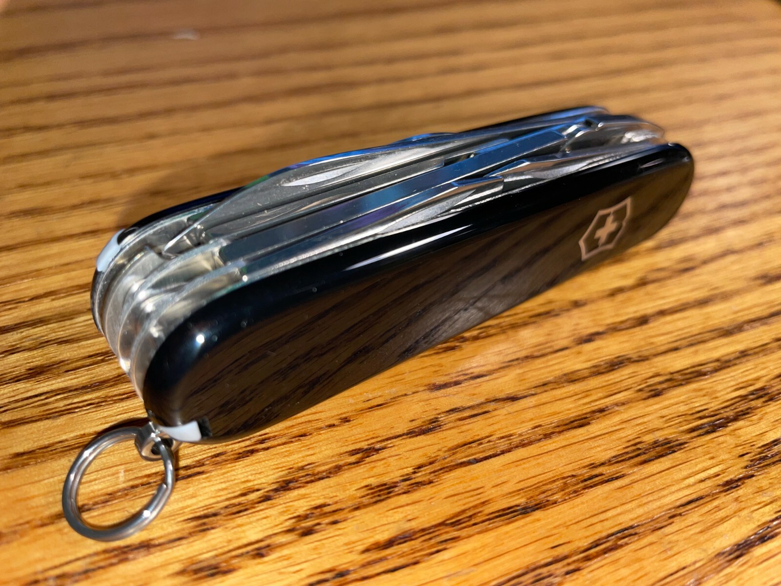 New Victorinox Swiss Army 91mm Knife DELUXE TINKER PEN in Black 1.4723-03P