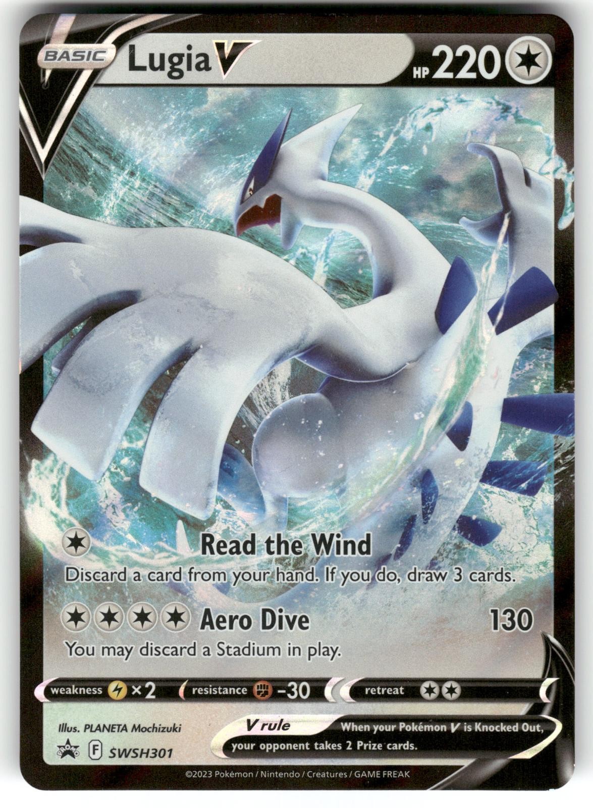 Lugia V SWSH301 Sword & Shield Promo
