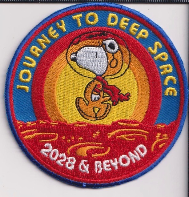 NASA – JOURNEY TO DEEP SPACE PATCH 2028- ASTRONAUT MOON MISSION CAMPAIGN – 3.5”
