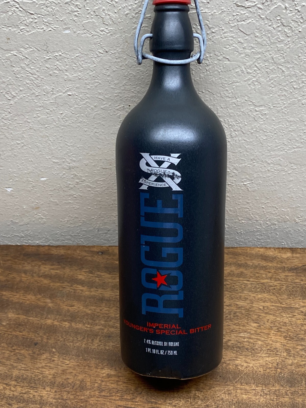 Vtg. Rogue Brewing Oregon~ Ceramic Imperial Youngers Special Bitter Beer Bottle