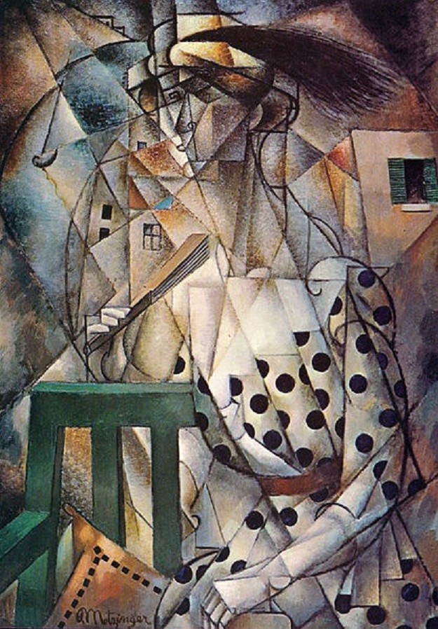 Woman with Fan 1913 Jean Metzinger Abstract Cubism Art Fridge Magnet 4×6