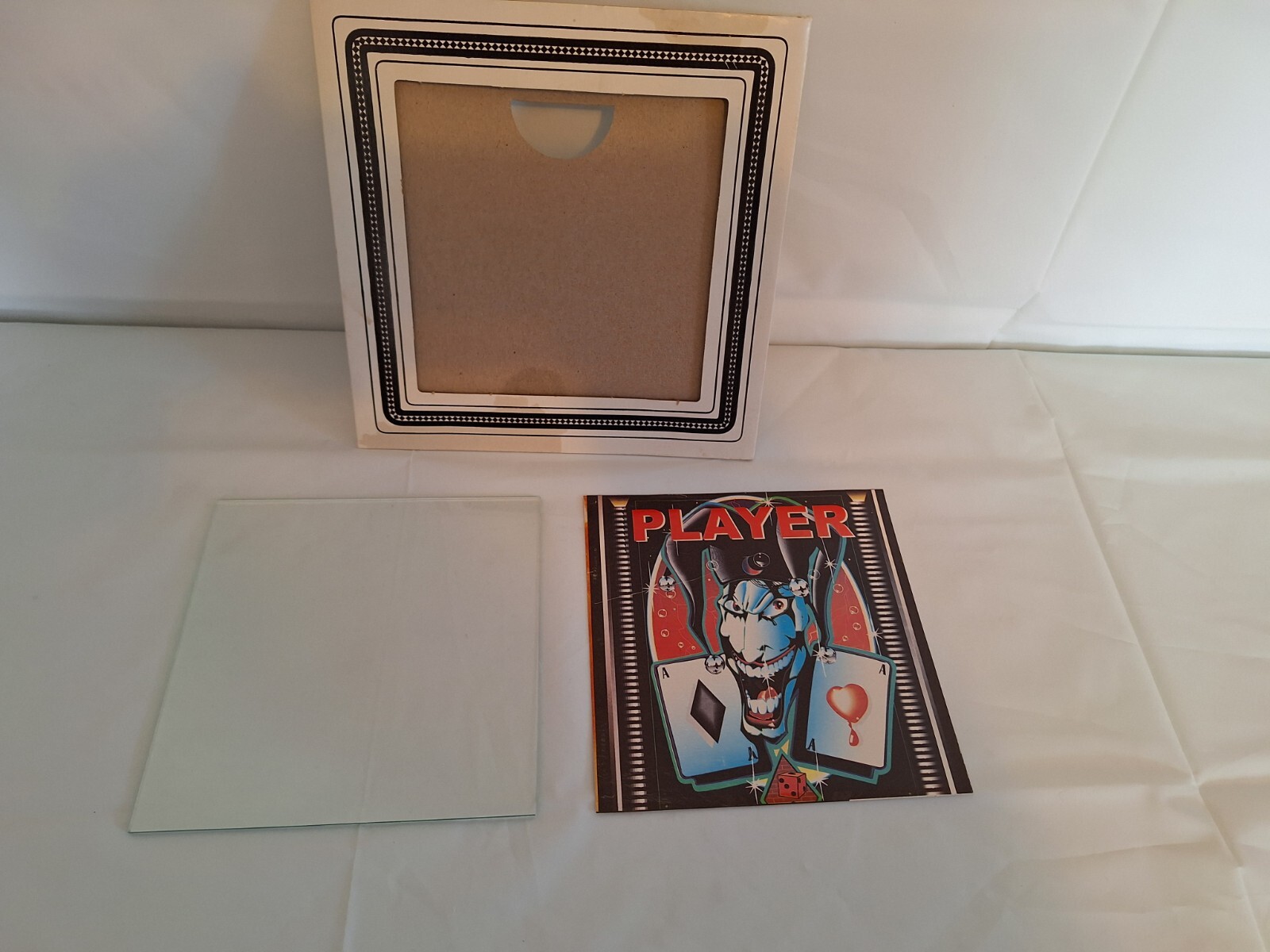 Poster Joker Cards Carnival Prize Paper Glass Cardboard Used