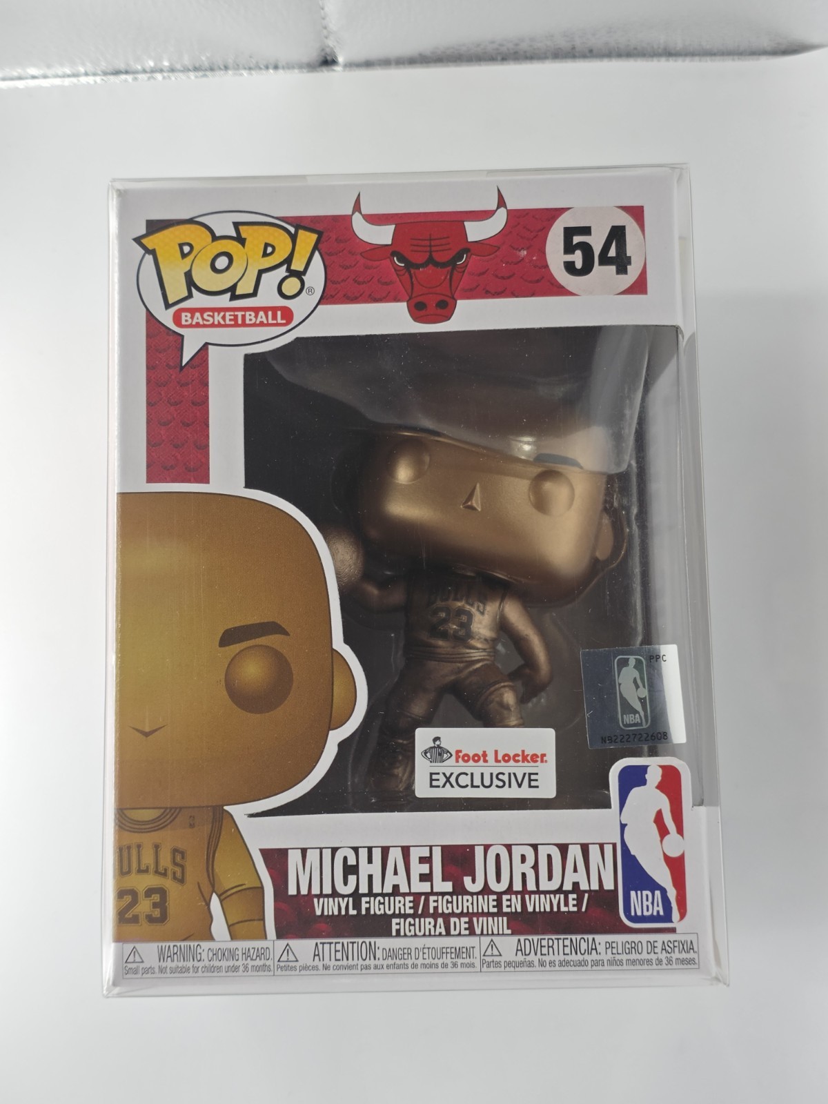 Funko Pop! Basketball NBA Michael Jordan #54 Gold Foot Locker Exclusive 2019