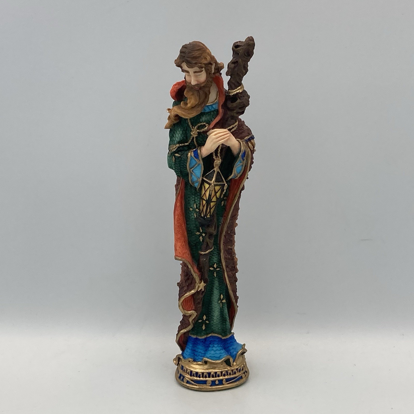 Vintage Lenox Pencil Figurine Joseph 8” Staff Light Nativity Christmas 1998