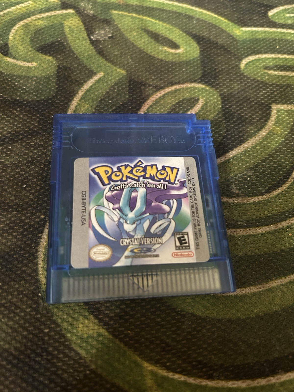 GBC Crystal Version Game Boy Color English Cartridge Game Tested USA NEW