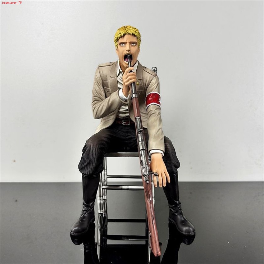 Attack on Titan Reiner Braun Shot Oneself 1/6 Scale Figure Model Doll Toys 20cm