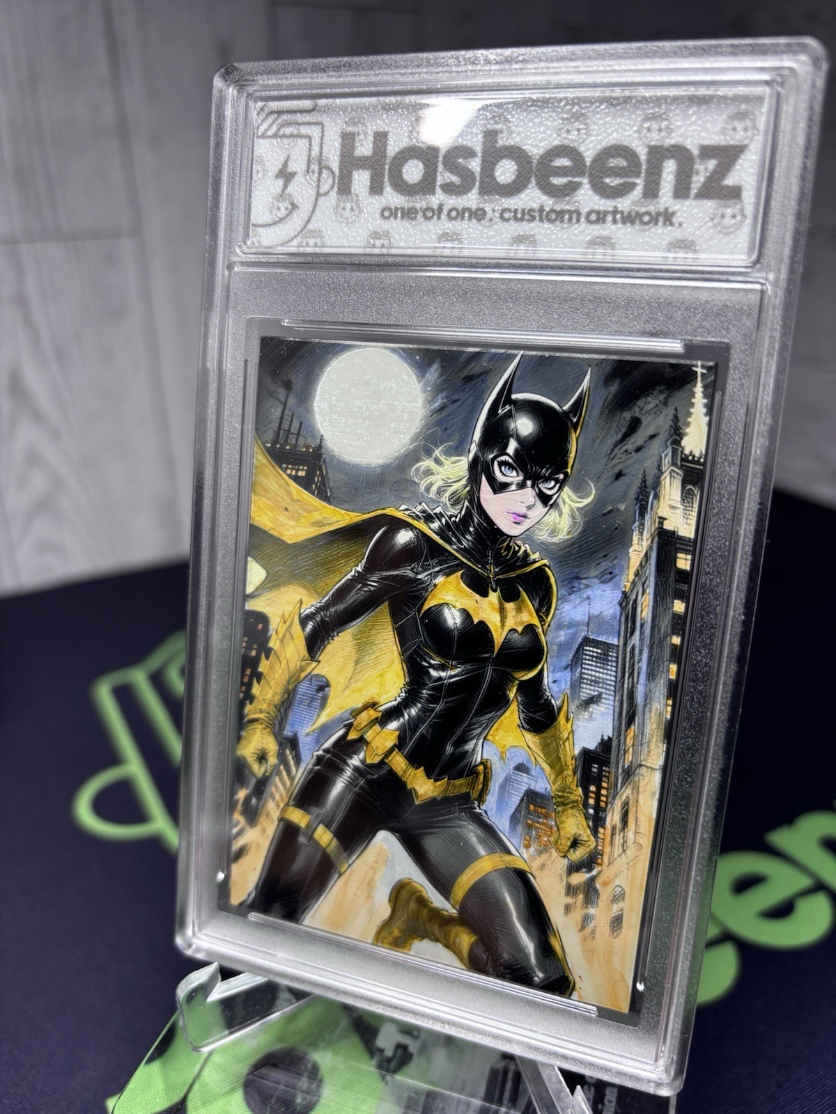 2026 Hasbeenz x DC Comics Batgirl 1/1 130pt. Acrylic Sketch Card Encased