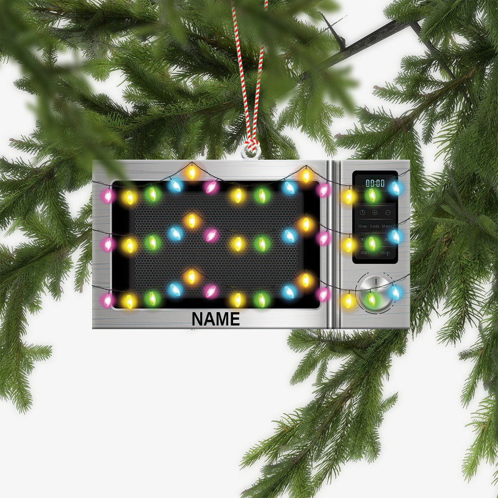 Microwave oven Christmas Ornament,Microwave oven tree hanging Xmas Ornament