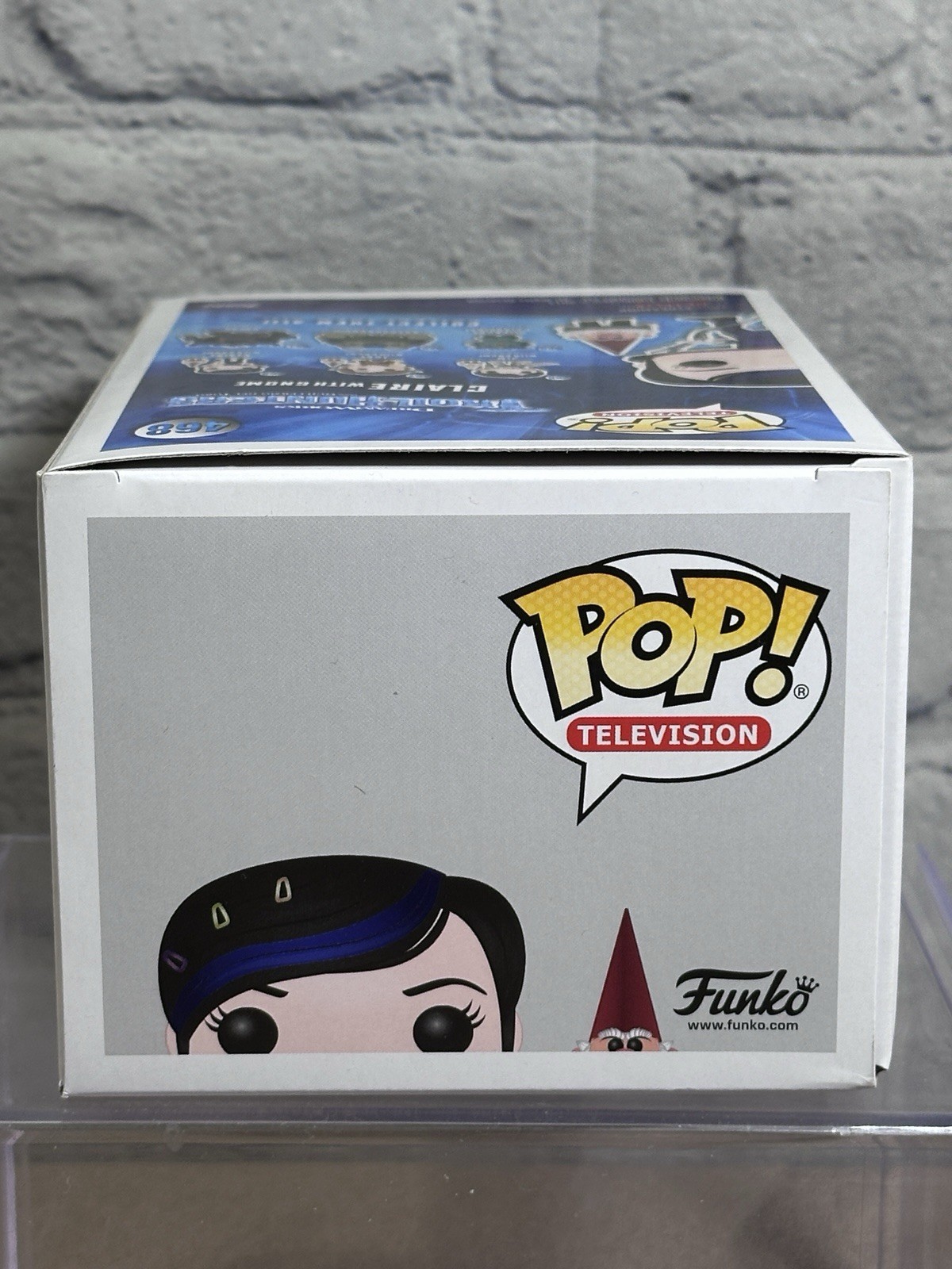 2017 Funko Pop! Vinyl TV : Trollhunters – Claire with Gnome #468 FLAWED BOX