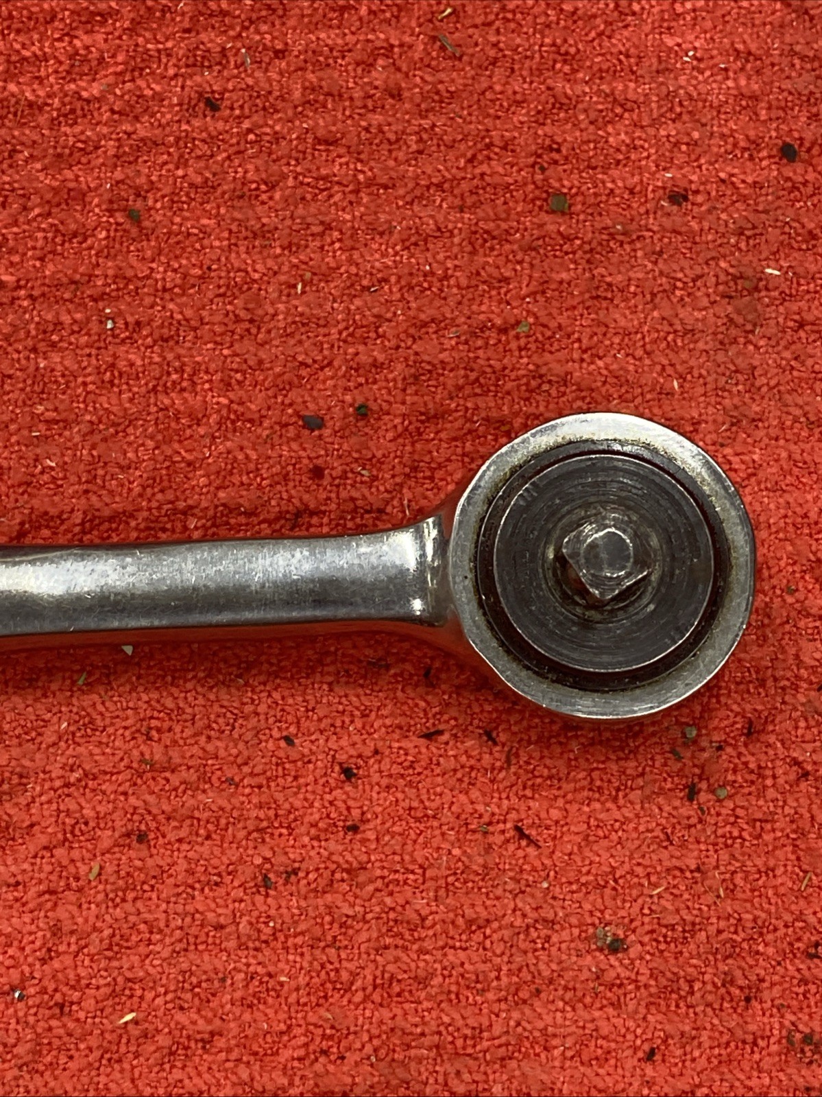 Used MATCO AR4 DP K AR4DP 1/4″ Drive Ratchet 4.75″ Long Round Head Smooth Chrome