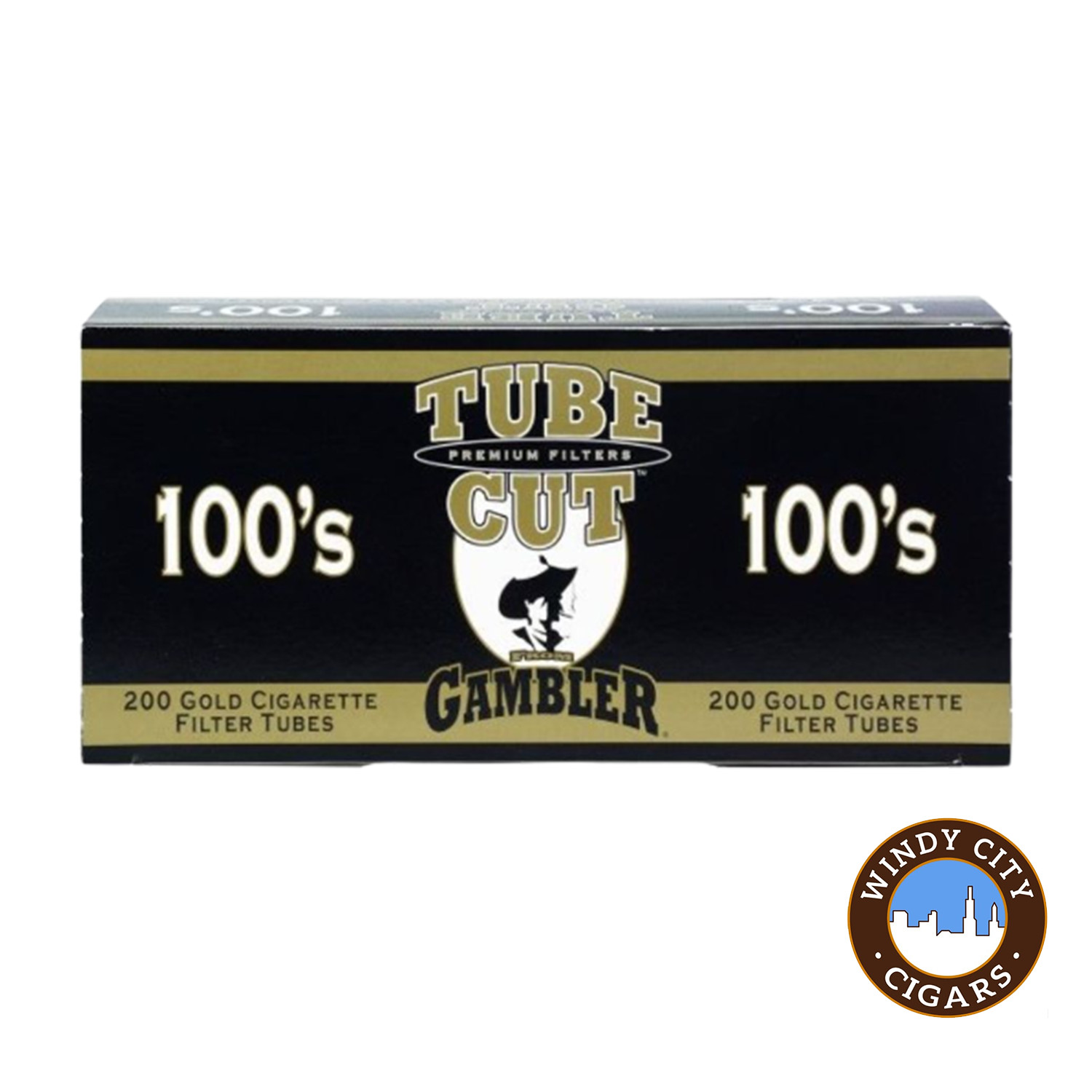 Tube Cut Gold 100s Cigarette 200ct Tubes – 10 Boxes