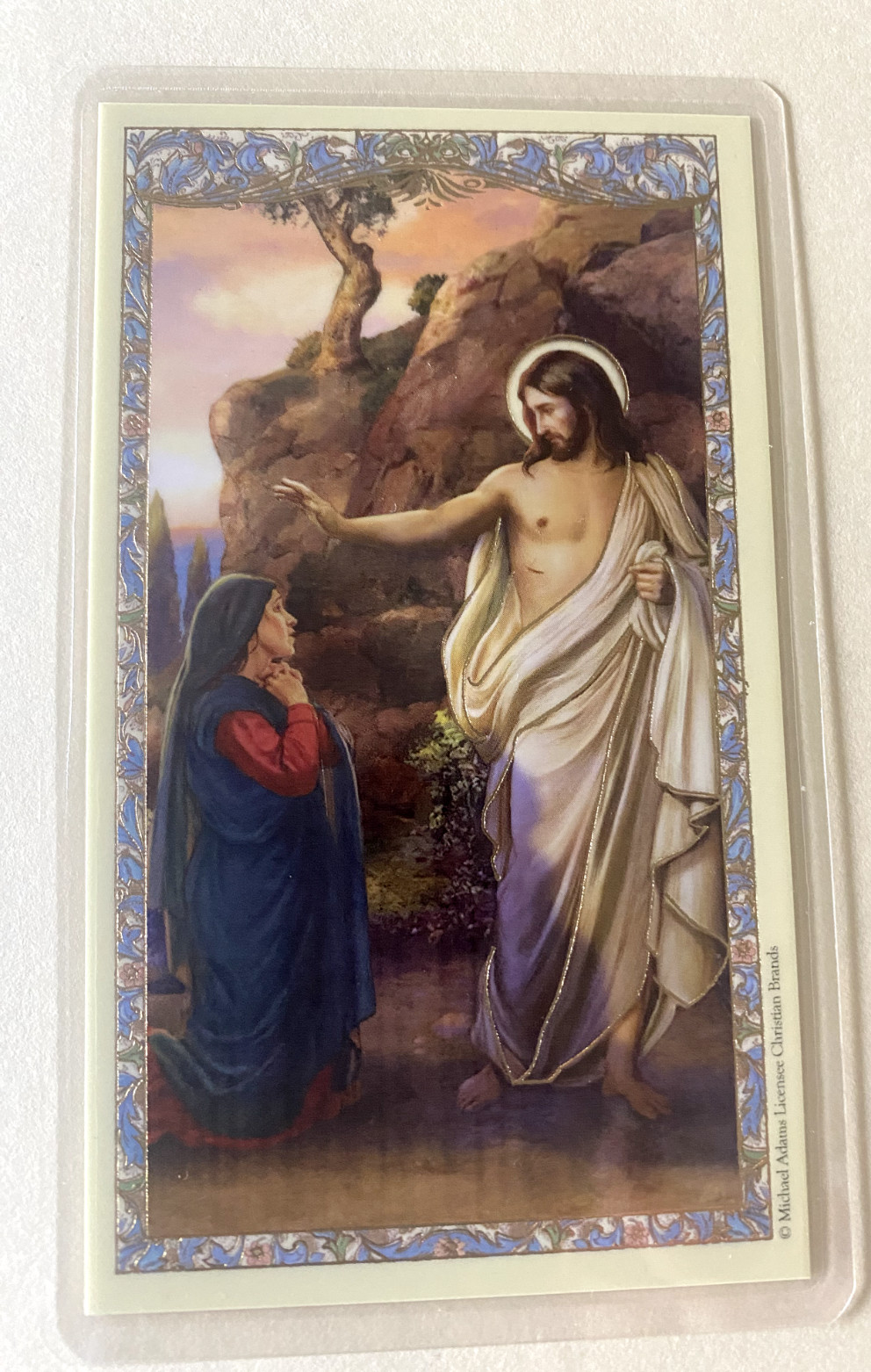 Saint Mary Magdalene Laminated Prayer Card,New #PCL-42