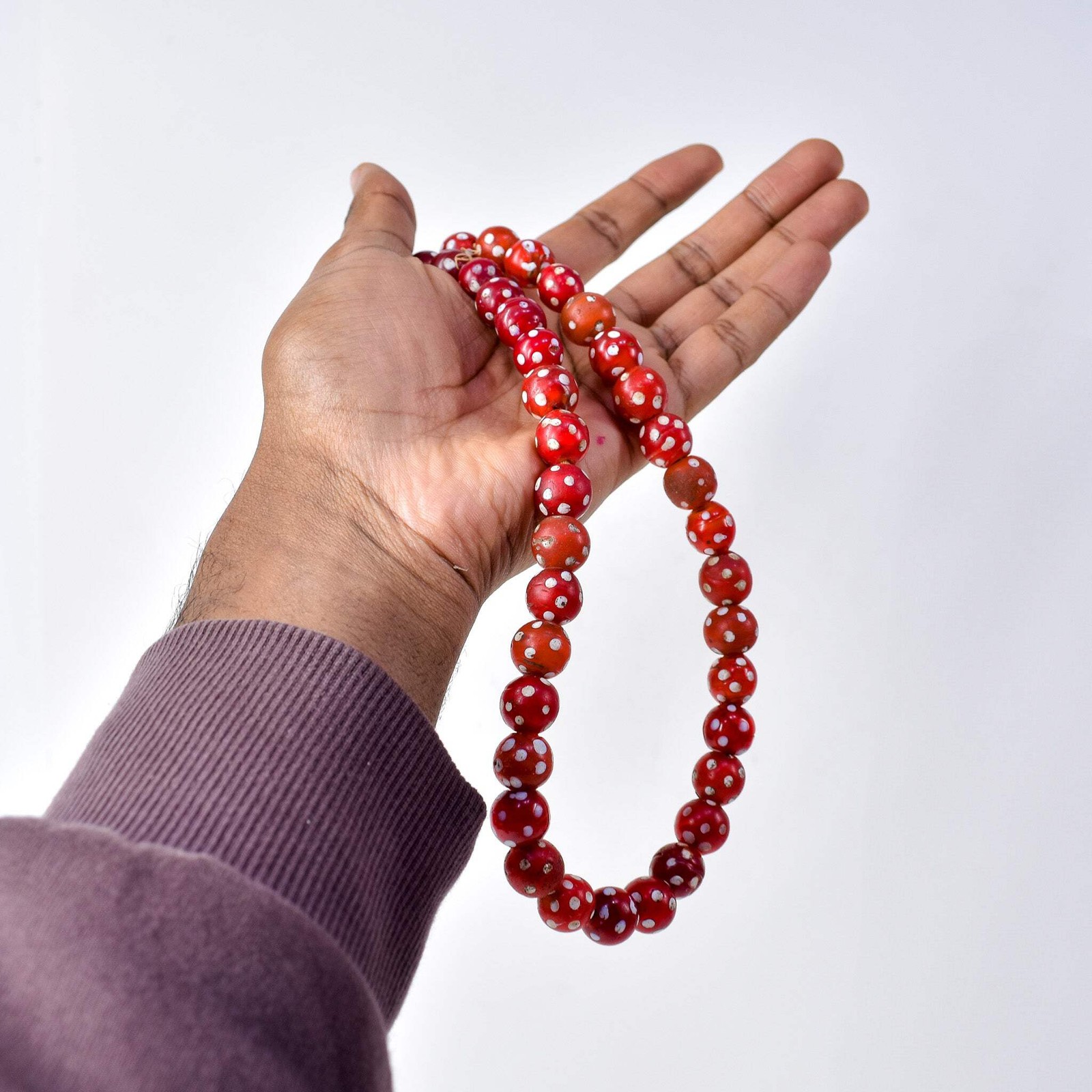 Venetian Skunk Red Trade Beads