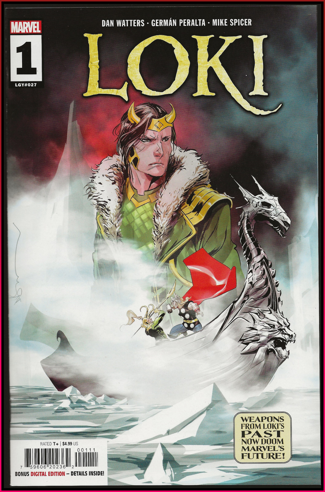 LOKI #1 (2019) LOKI #1 (2023) 1ST PRINT SET TOM HIDDLESTON MCU DISNEY MARVEL NM