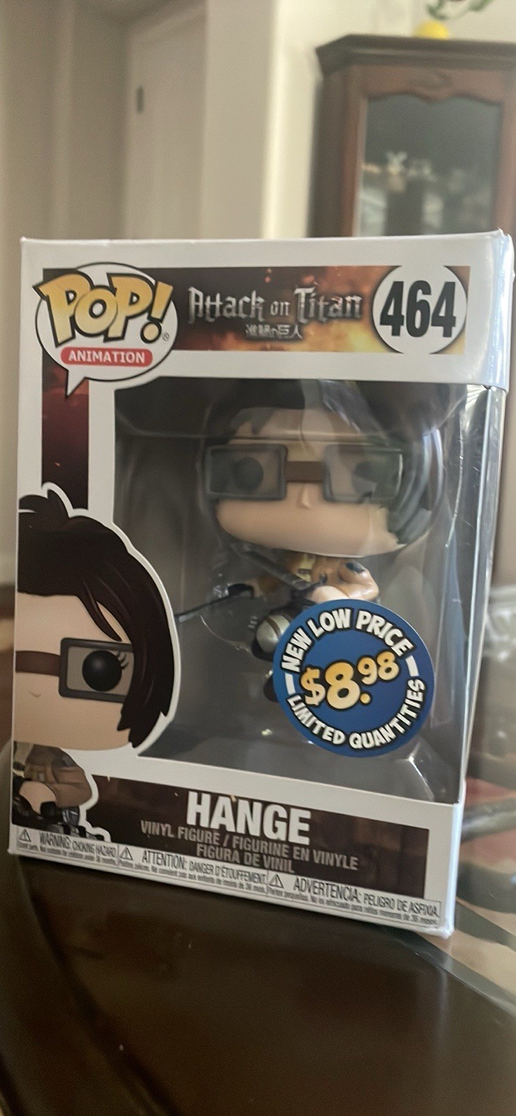 Funko Pop! Animation: Attack On Titan Hange Vinyl Figure #464