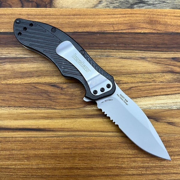 KERSHAW – CLASH P/S Spring Assist SPEEDSAFE Flipper Knife KAI 1605ST “Clam-Pack”