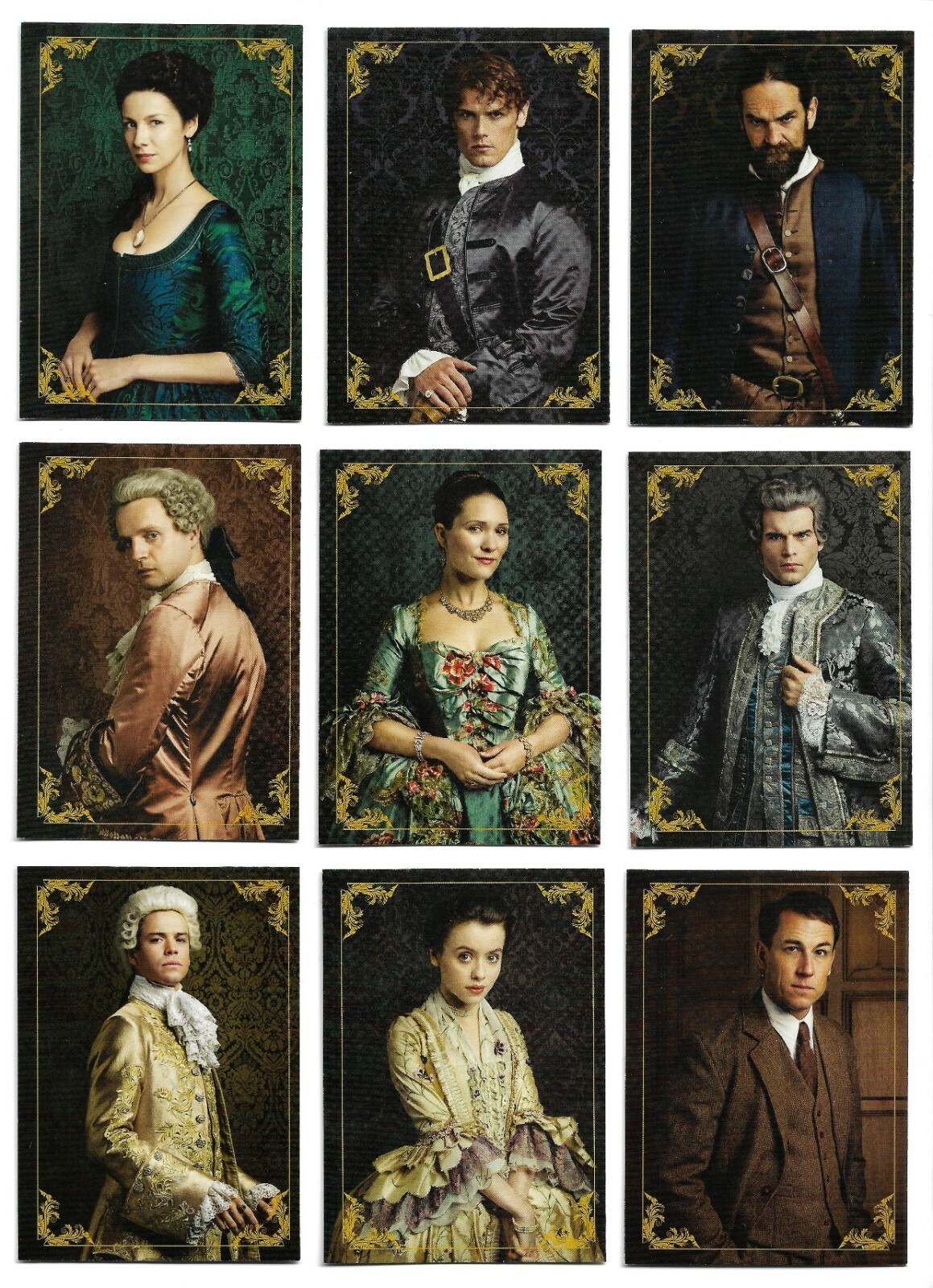 2017 Cryptozoic Outlander Season 2 Character Bios Complete Set C1 – C9