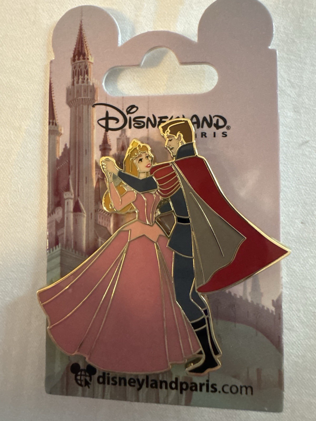 Disneyland Paris Aurora And Prince Dancing Sleeping Beauty Pin