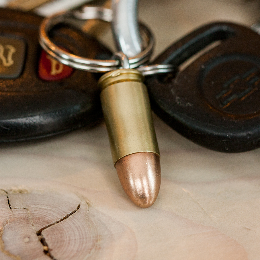 9mm Bullet Key Chains – Handmade in USA