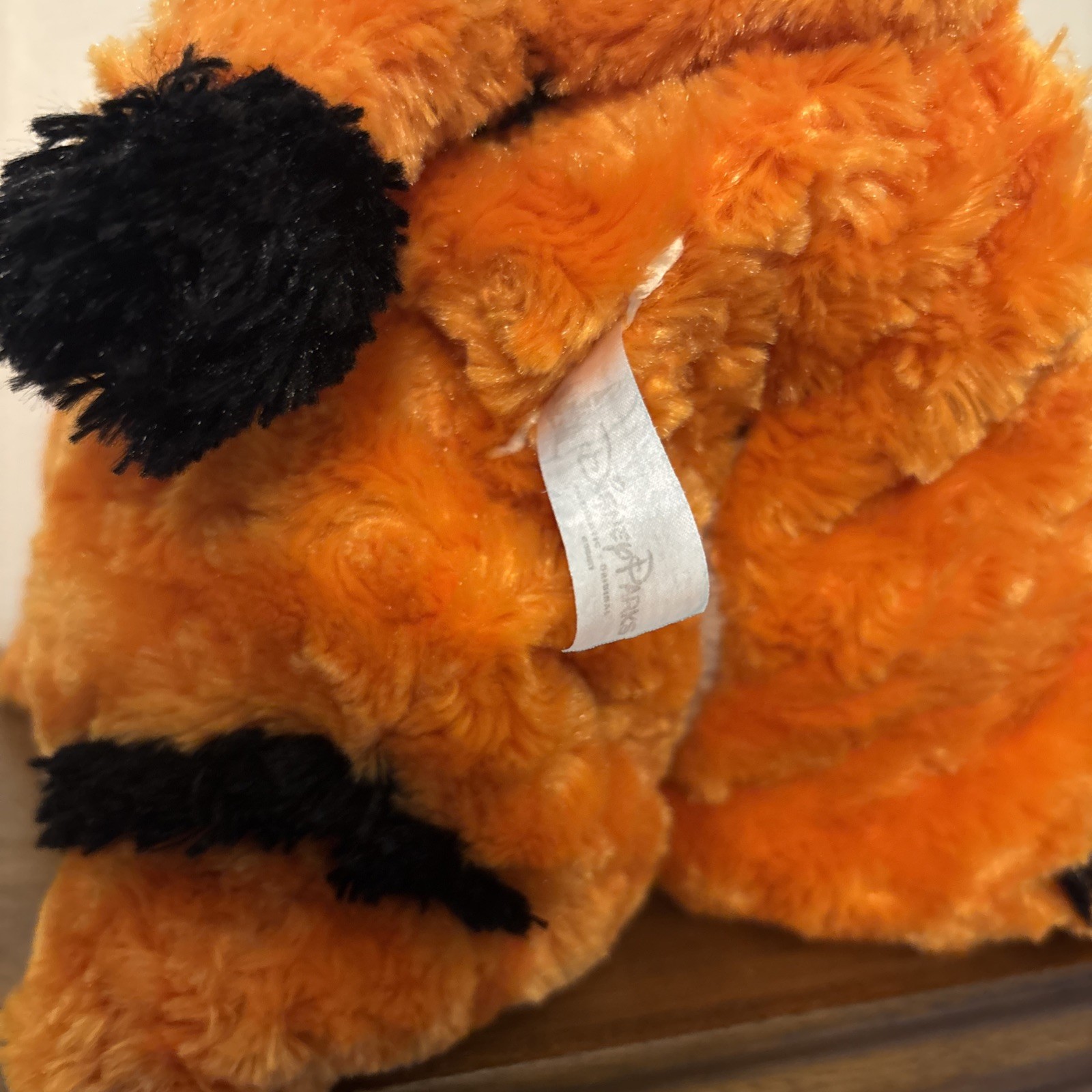 Disney Parks Tigger Pillow Pal Ultra Soft Plush Orange Black Winnie the Pooh