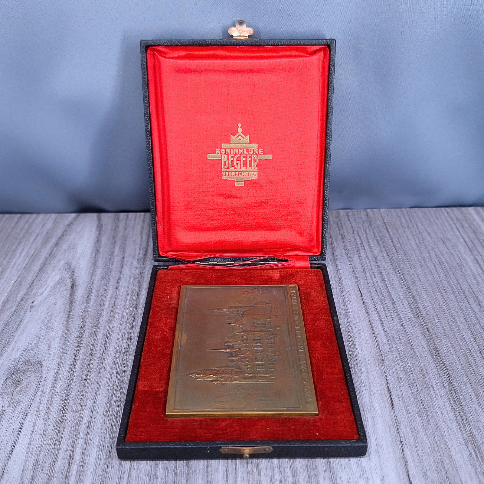 Begeer Bronze Commemorative Peace Palace Plaquette