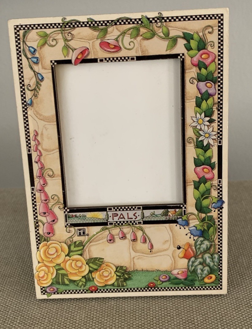 Mary Engelbreit Pals Mini Picture Frame Easel Stand No Glass *read/see