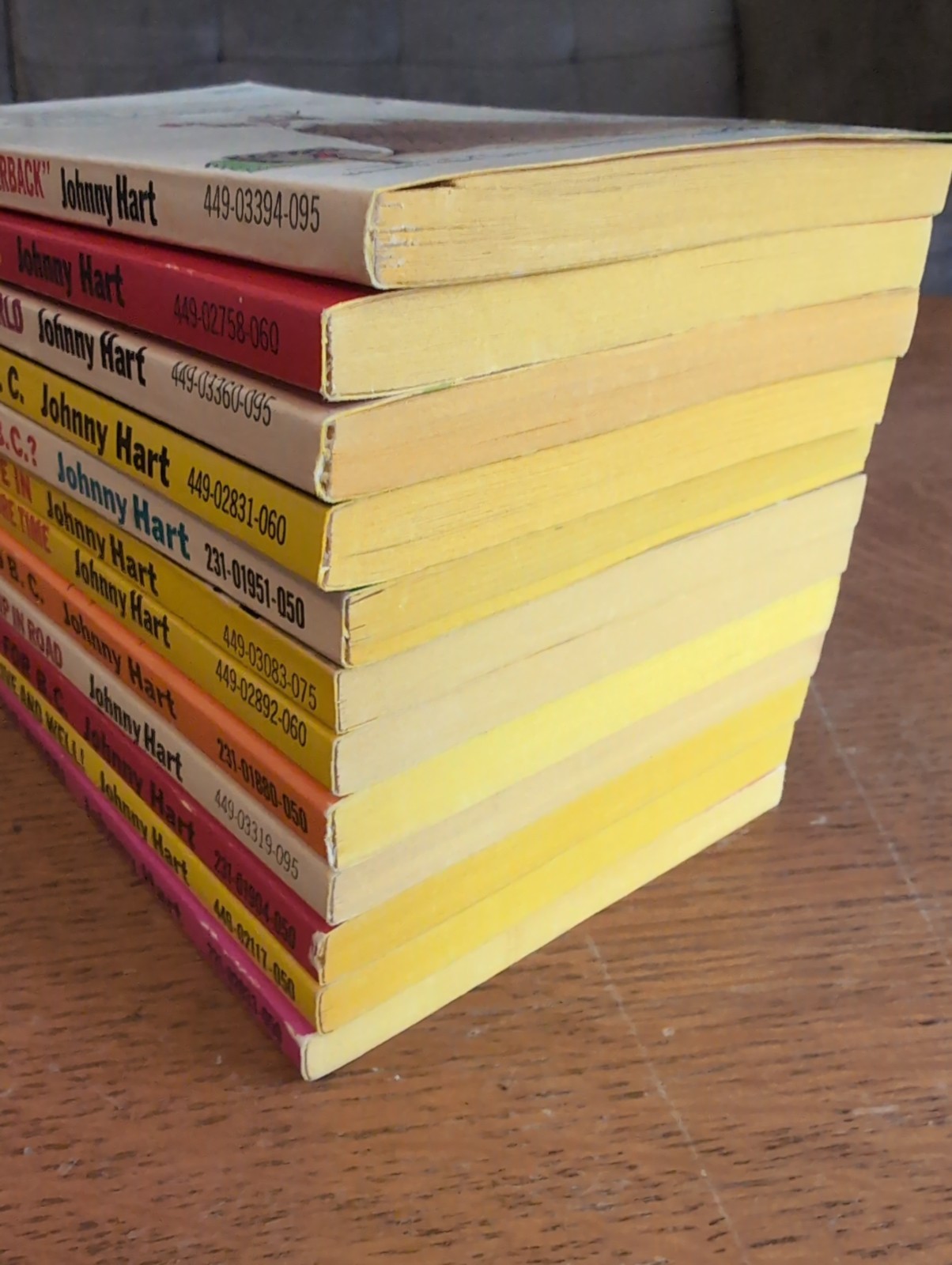 Lot of 12 Johnny Hart B.C. Paperback Books Vintage Paperback 60s 70s Fawcett