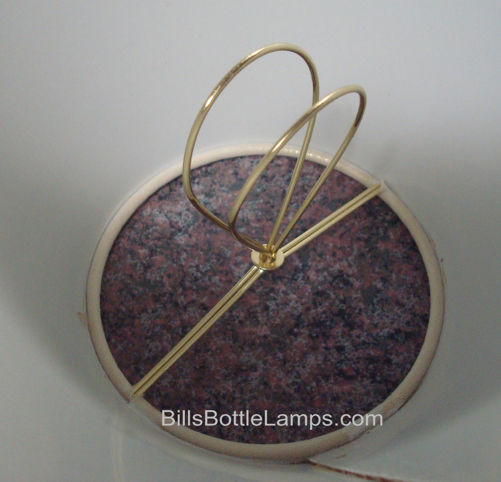 Rustic Cottage Cabin Burlap Table Light LAMP SHADE “Clip-On” Bulb 9″ inch Cone