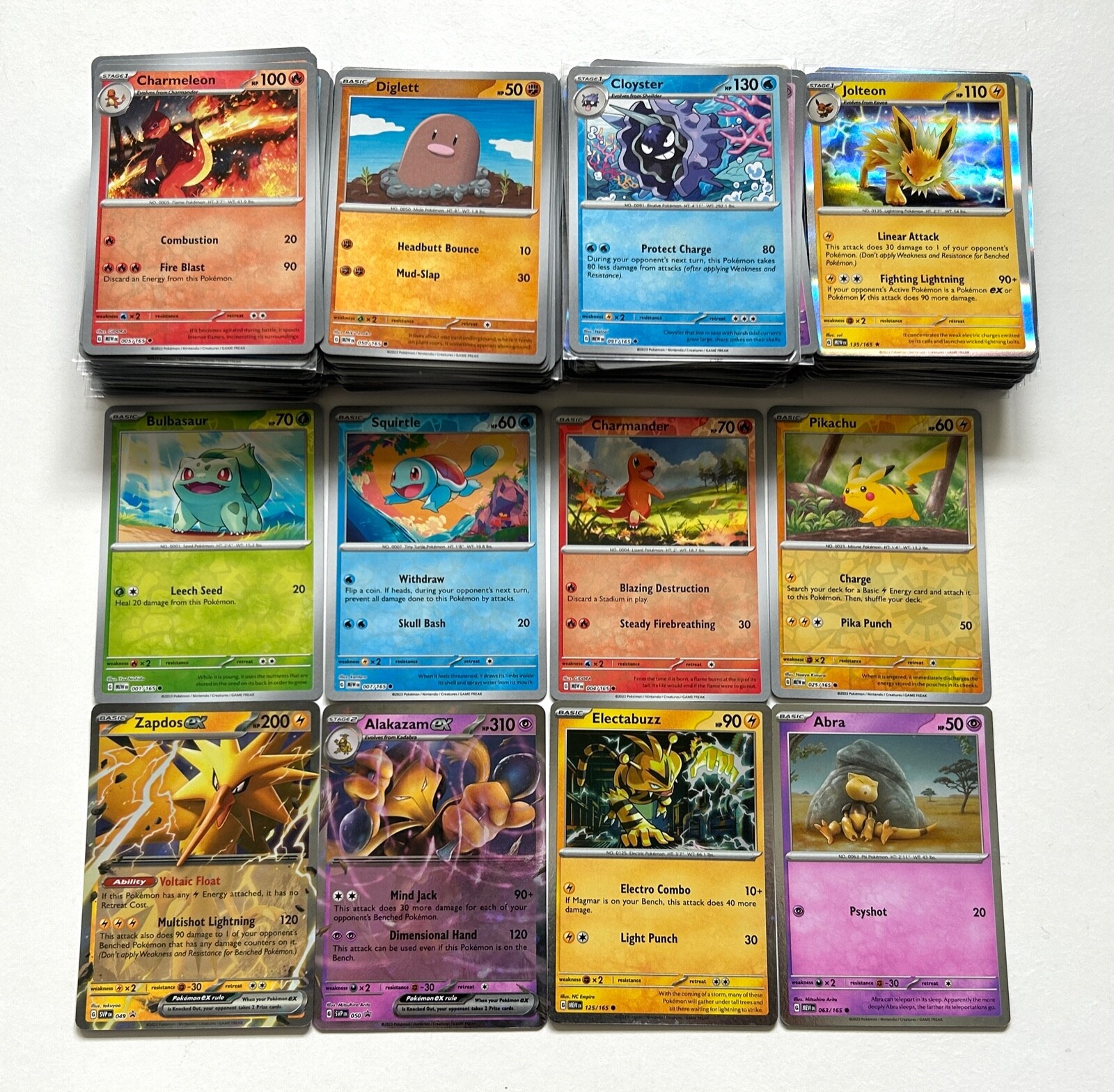 POKEMON CARDS 151 SCARLET- HOLO’S & REVERSE HOLO’S – YOU CHOOSE – PROMO/JUMBO NM