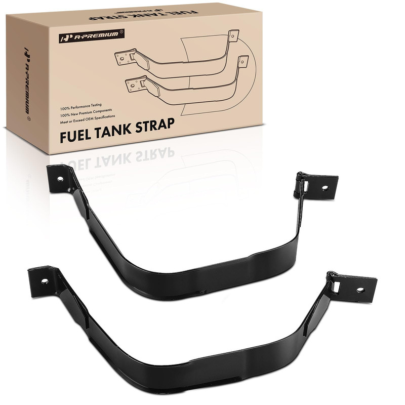 A-Premium Fuel Tank Straps W/ 2Pcs Compatible Ford F-Class Super Duty F-250