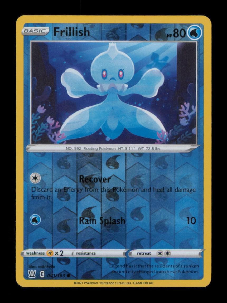 REVERSE HOLO FRILLISH COMMON 041/163 NM POKEMON