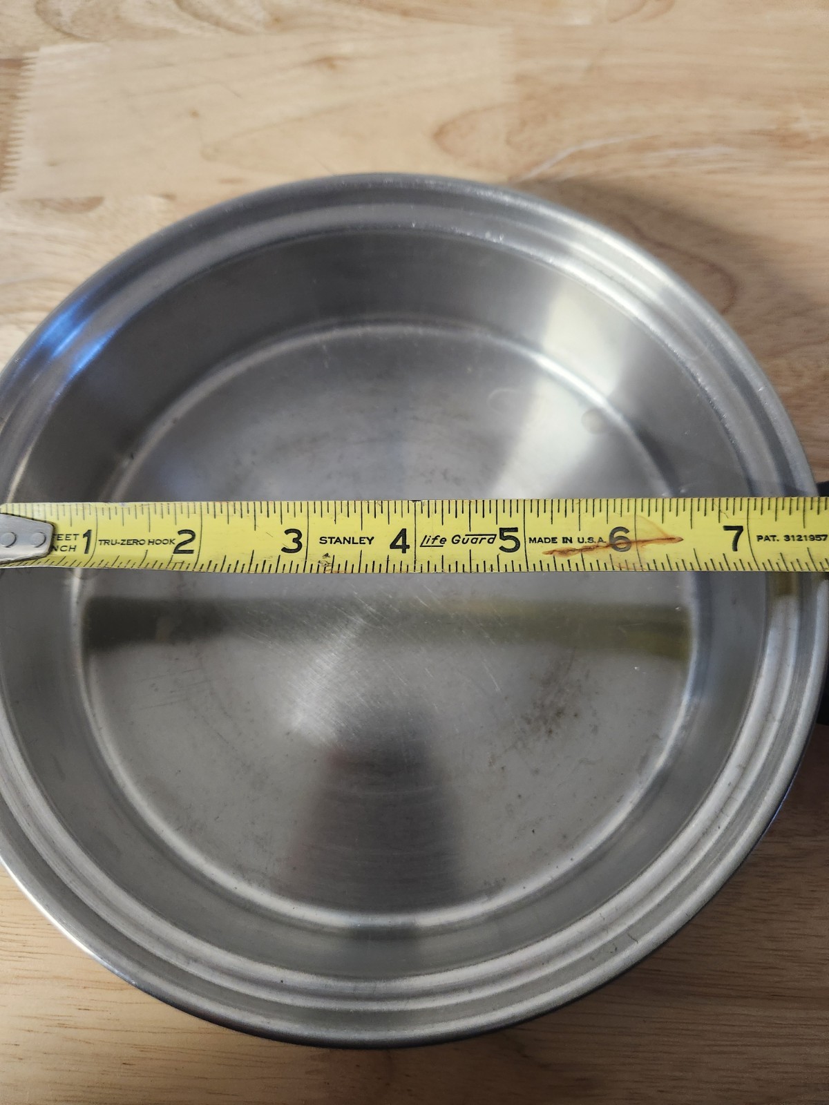 Rena Ware VTG 18-8 Stainless Steel 3 Ply 7-1/4″ Pot & Double Handles USA