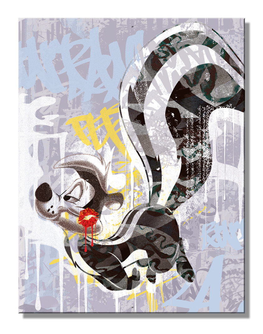 Pepe Le Pew Looney Tunes sign 8.25″ x 10.75″ inch Made in USA