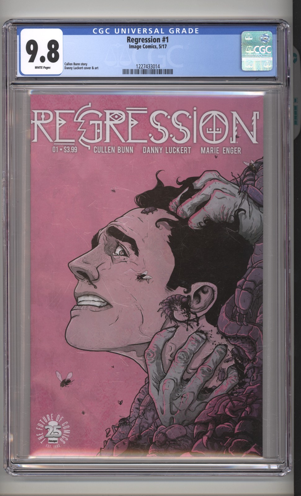 Regression 1 CGC 9.8 Danny Luckert Cover & Art 2017
