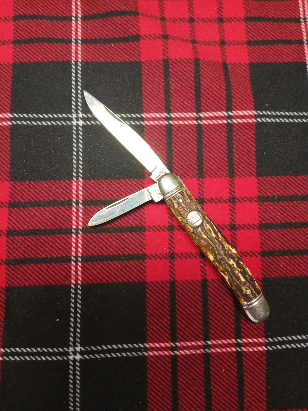 Imperial Schrade Pocket Knife 2 Blades Slip Joint