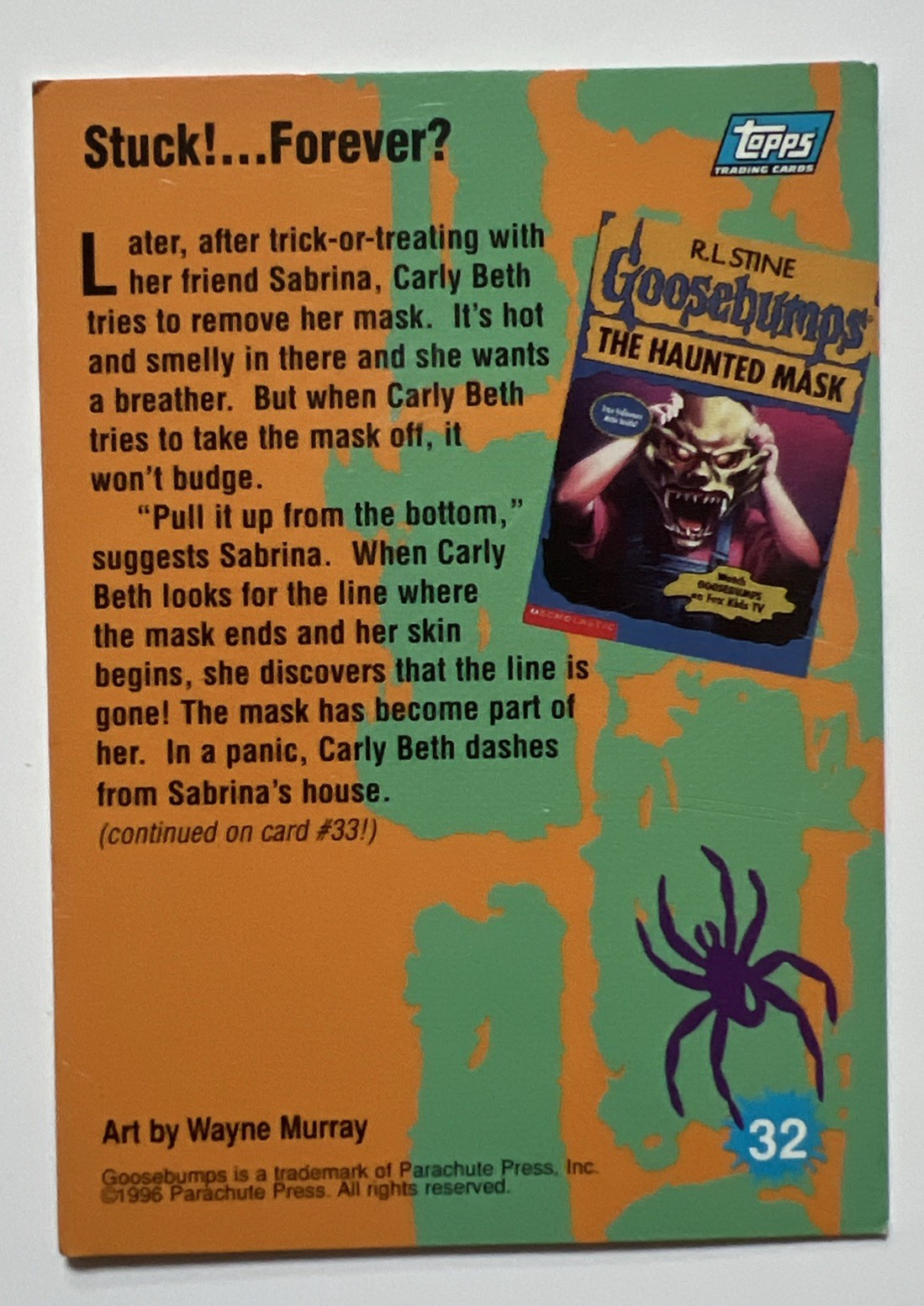 Rare 1995 GOOSEBUMPS Lenticular 3D Card A Night in Terror Tower & 2 1996 Cards