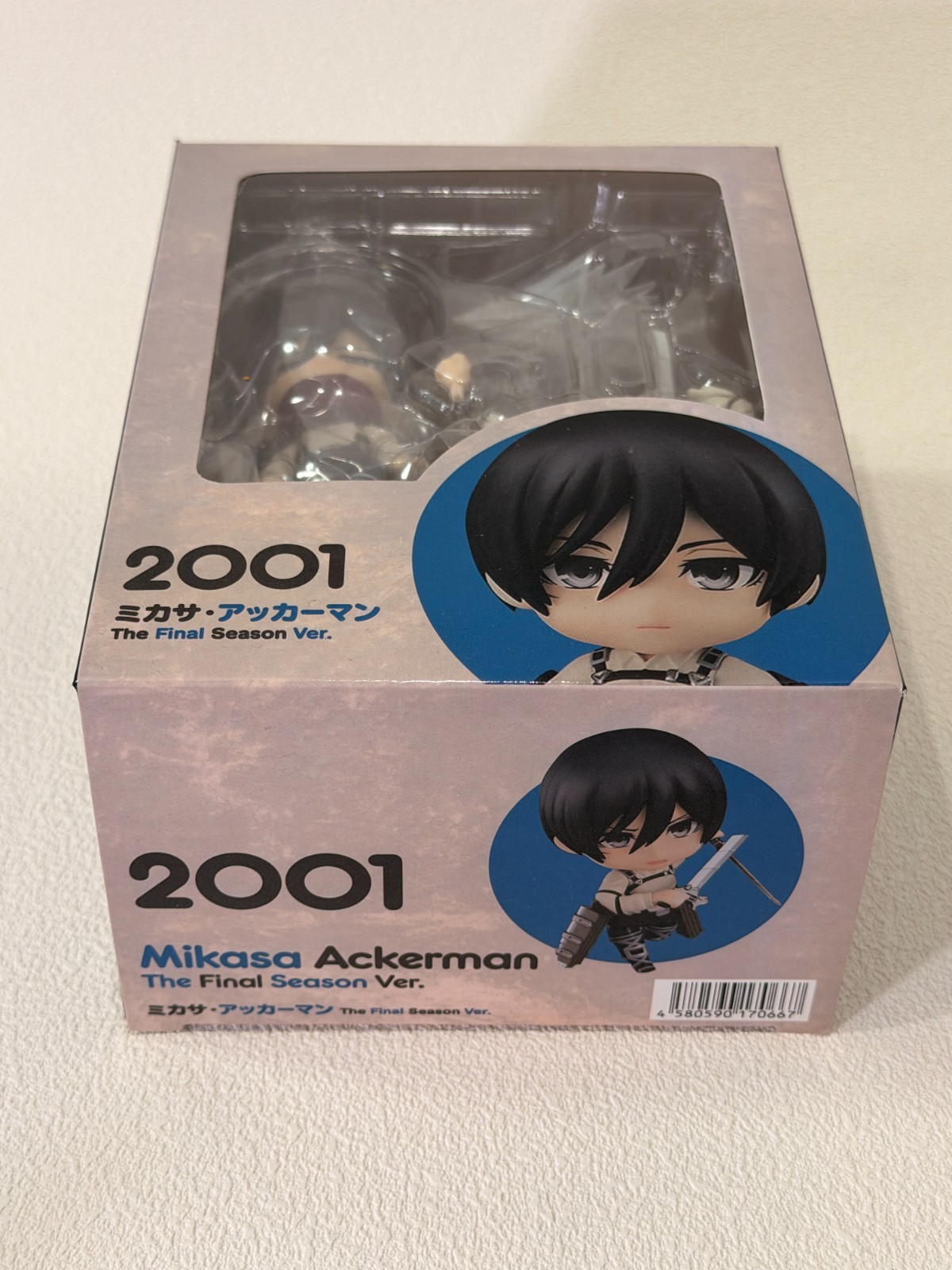 NENDOROID MIKASA ACKERMAN 2001 ATTACK ON TITAN ANIME PVC ACTION FIGURE